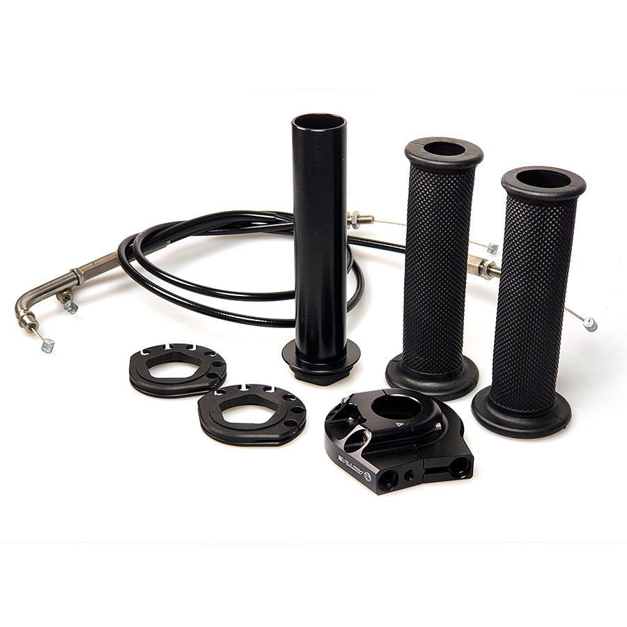 Active Kurzhubgasgriff EVO2 für Yamaha YZF R1 15-17 schwarz