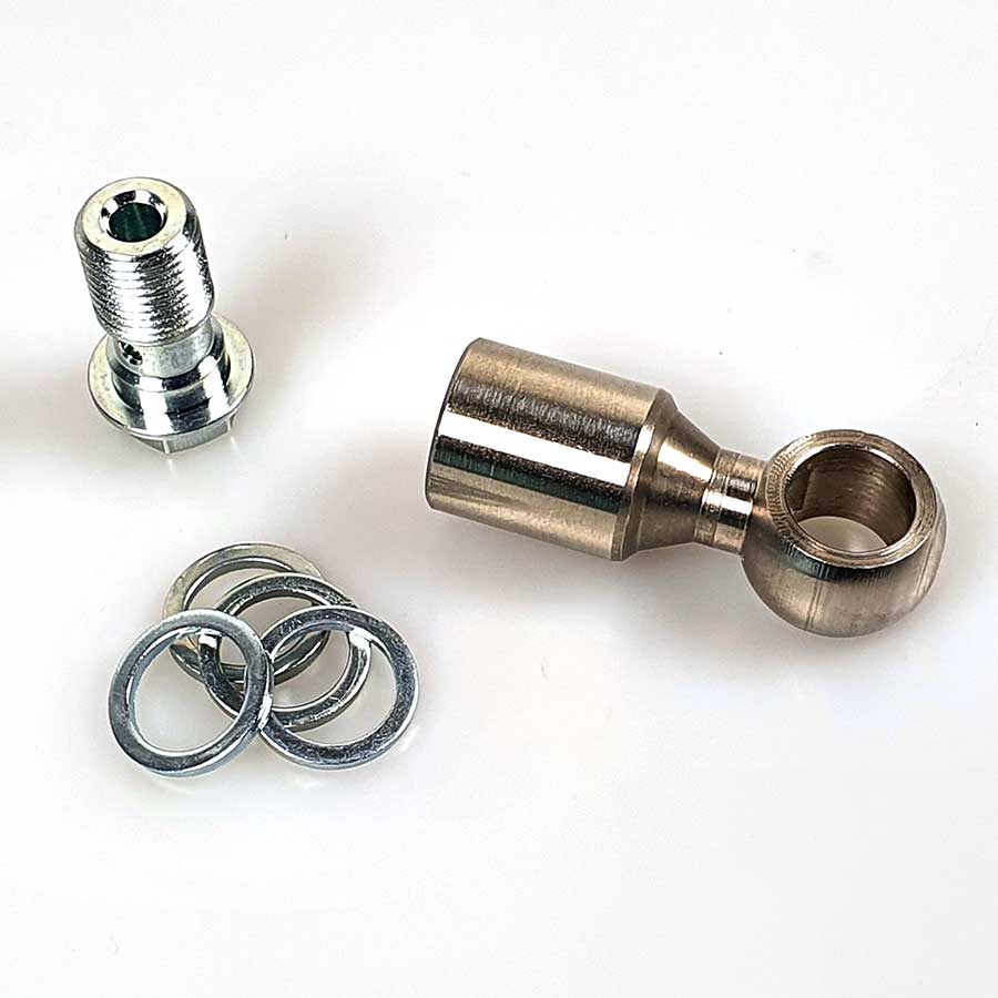 Lieferumfang Adapter für Radialbremszylinder mit Innengewinde M 10 x 1 auf Ringöse 10 mm