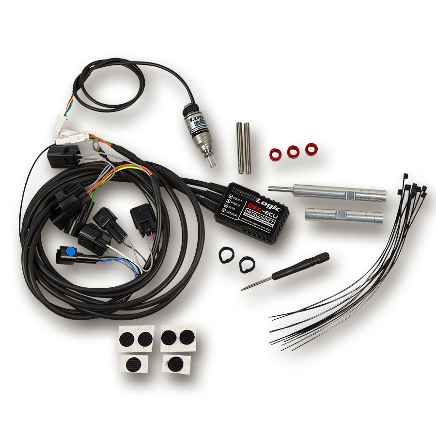 Beispielbilde des Lieferumfanges der Translogic Intellishift Quickshifter - Schaltunterbrechung für Yamaha YZF R 6 2006-