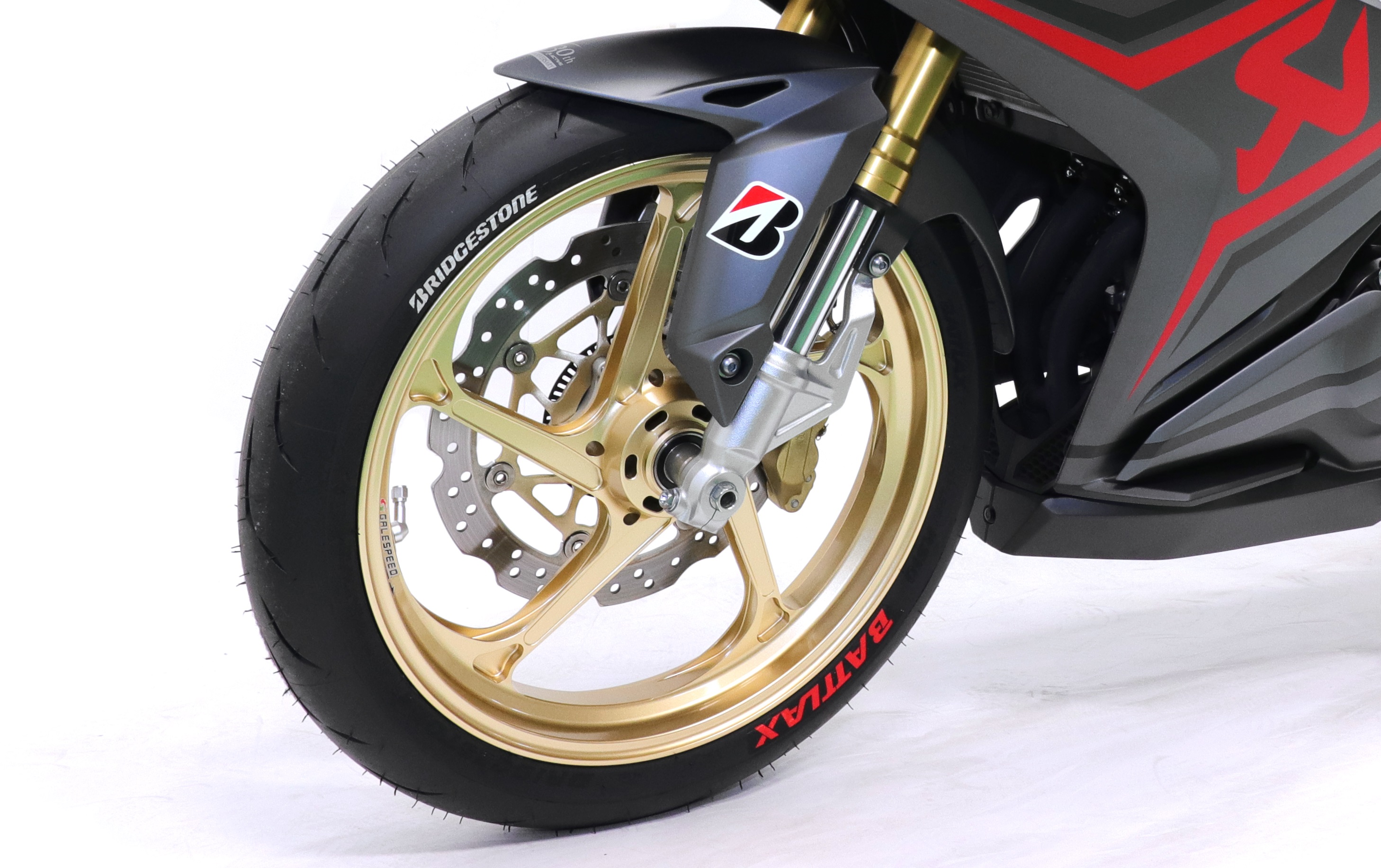 Gale Speed Winkelventil 74° 30 mm lang silber für Gale Speed Felgen