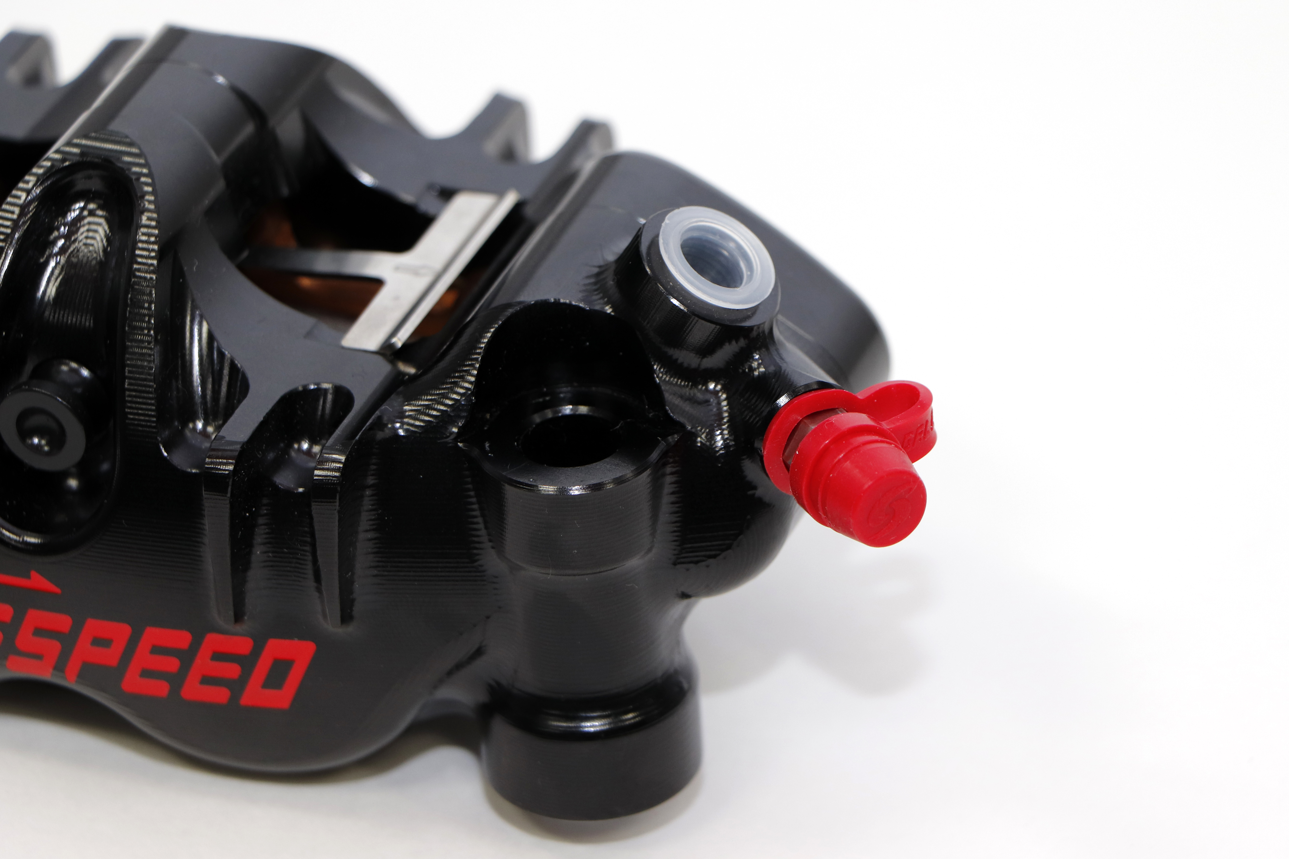 Active Siliconkappen für Entlüfternippel rot, Montagebeispiel