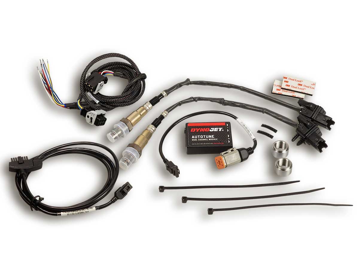 Lieferumfang Autotune Kit für Powervision 3 an Harley Davidson® CAN-Modellen 6-polig mit Schweißmuffen 2011-20