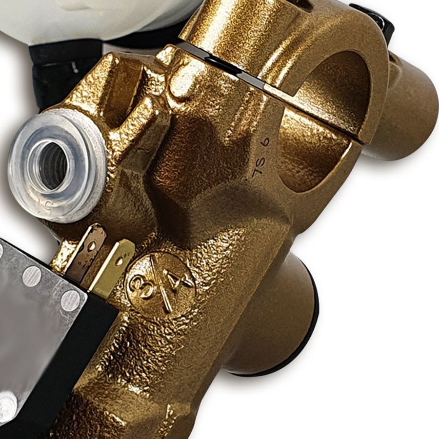 Nissin Radialbremspumpe mit 19 mm Kolbendurchmesser gold Kennzeichnung