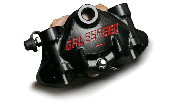 Gale Speed Elaborate hintere Radialbremszange 34 mm Kolben mit Titanschrauben