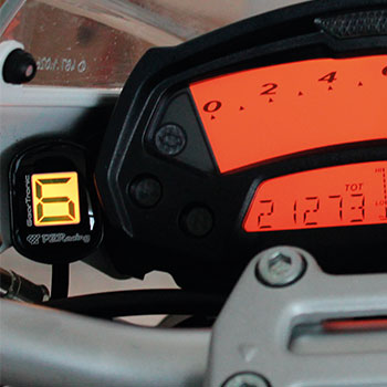 Anbaubeispiel der Geartronic Ganganzeige zum Anschluss an den Diagnosestecker